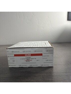 2,000pcs Twist Ties - White Heavy Duty Plastic w/ metal core Twisting Ties - NEW